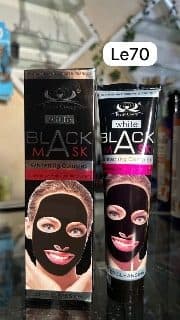 Black facial mask
